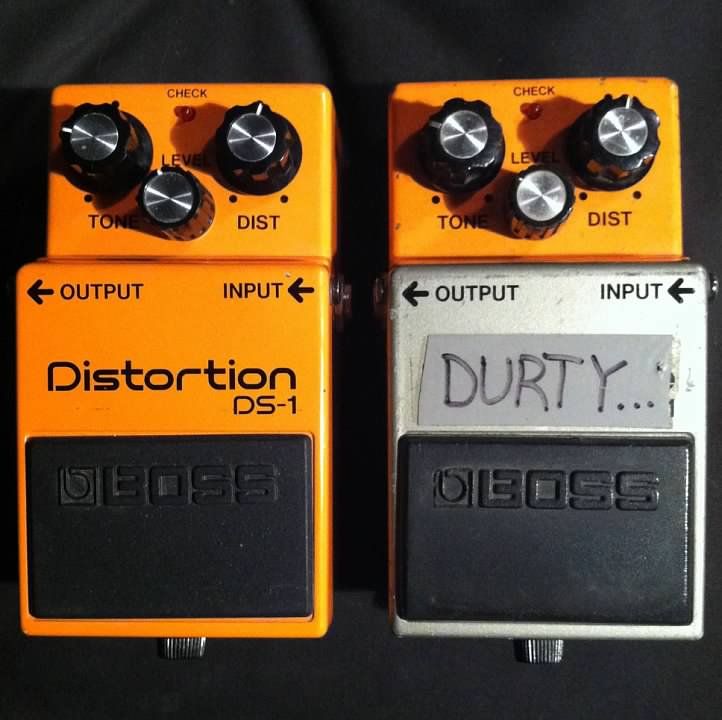 BOSS DS-1 Distortion 1985 W/Box Vintage Guitar Pedal Made in
