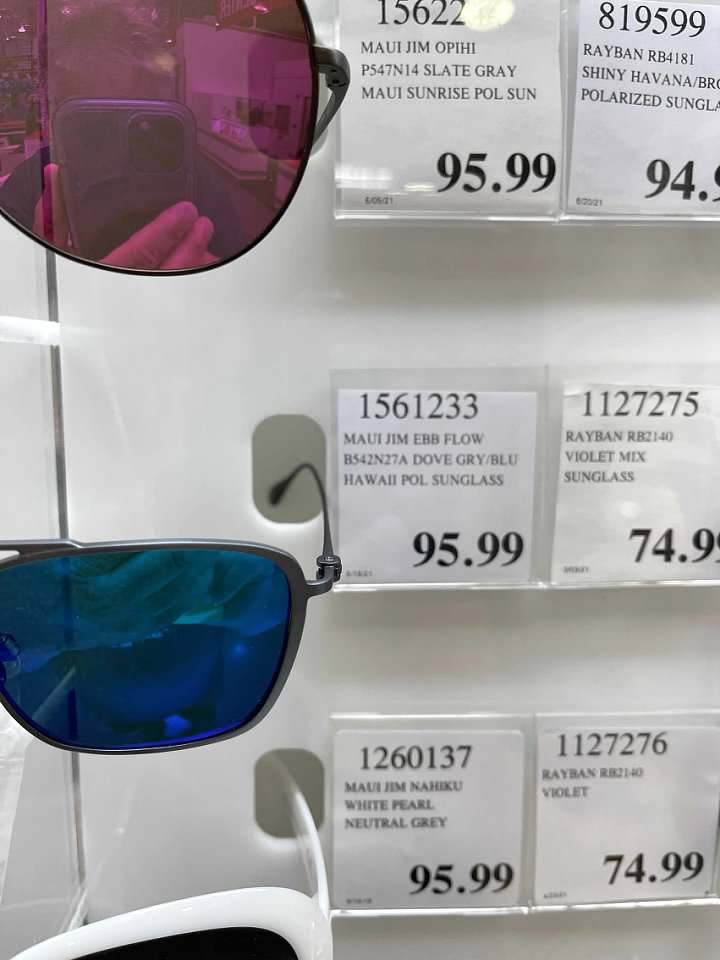 Sunglasses at Costco