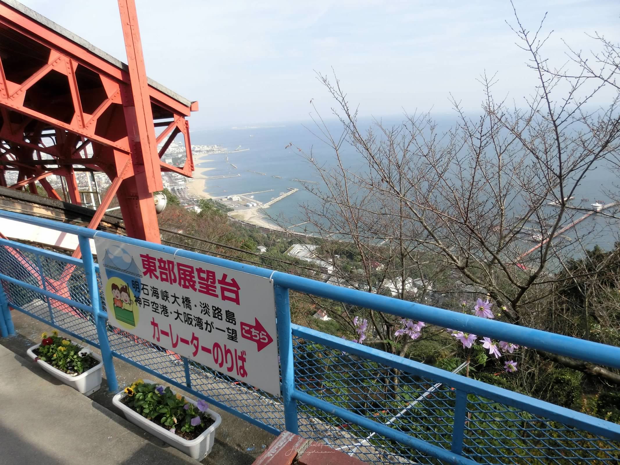須磨浦公園-神戶纜車-滑道車-觀光電梯-明石海峽大橋-山陽電車神戶坐纜車親子景點推薦