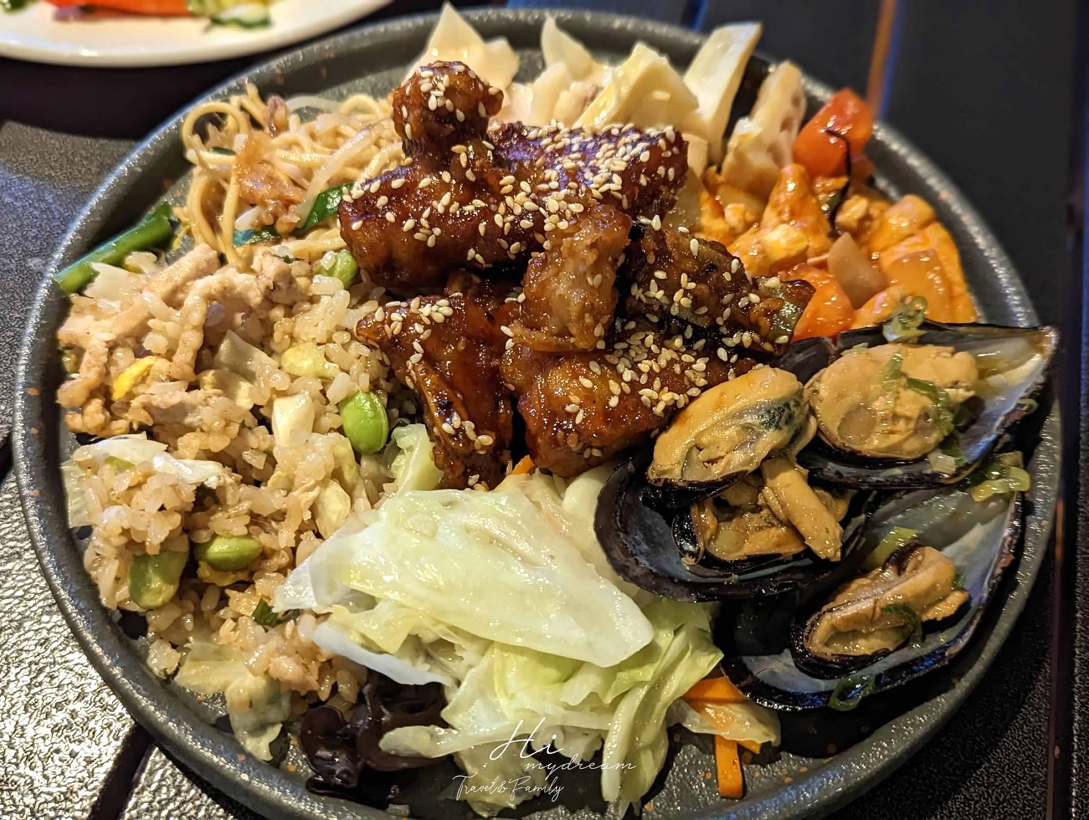 吃到飽的自助餐晚餐