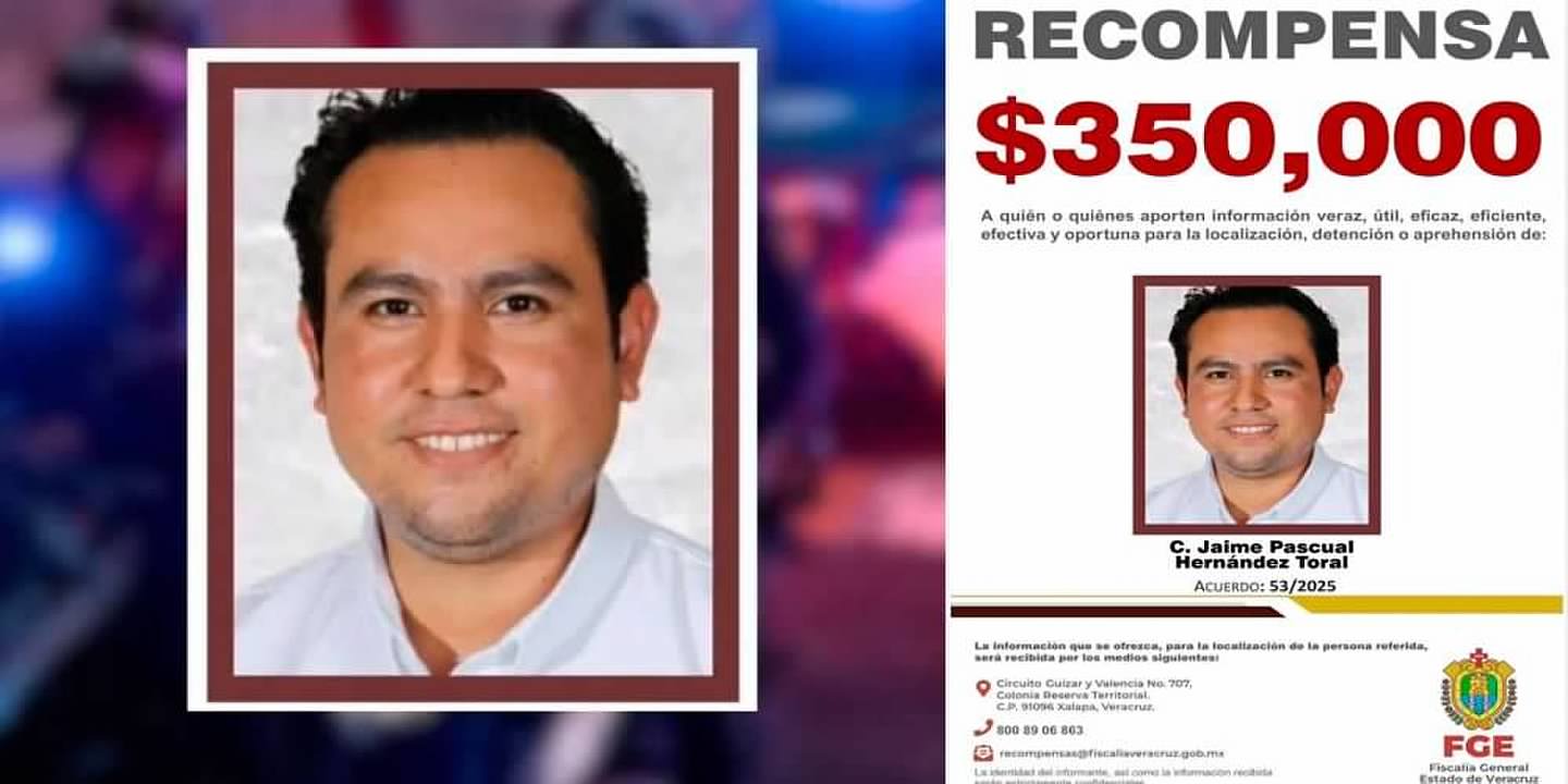 La Fiscalía de Veracruz emitió una ficha de búsqueda contra Jaime Pascual Hernández Toral, conocido por grabar videos virales con “Doña Lety”, acusado de privación ilegal de la libertad.