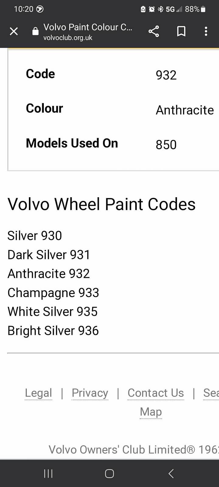 The unknown Volvo Blue paint color | Turbobricks - The Volvo ...