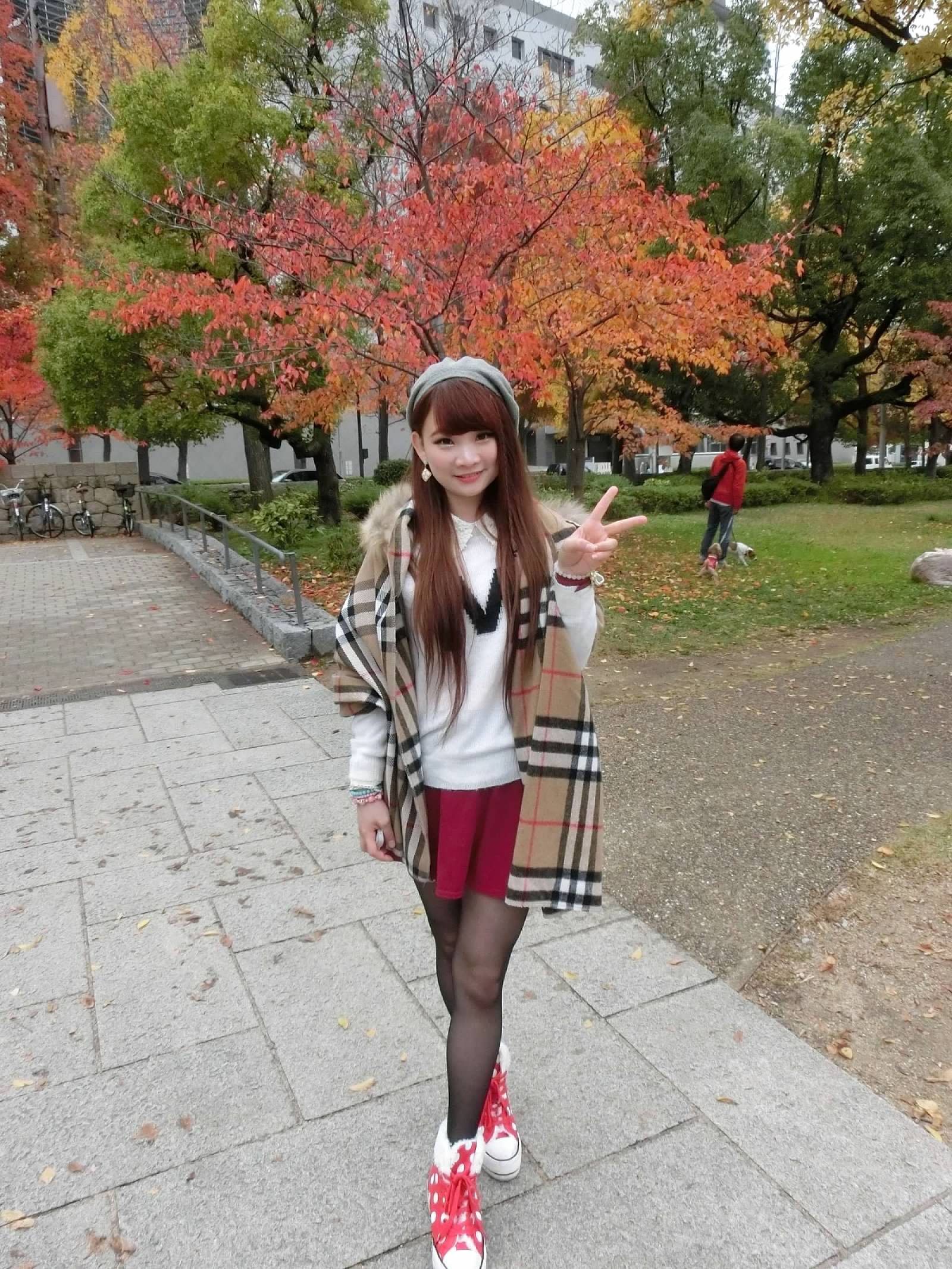 大阪城公園賞楓葉- 大阪城公園銀杏滿開超美 -大阪城公園-大阪城公園銀杏-自駕大阪-NHK-大阪景點推薦-goodspoon-交通攻略-
