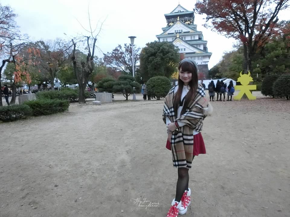 大阪城公園賞楓葉- 大阪城公園銀杏滿開超美 -大阪城公園-大阪城公園銀杏-自駕大阪-NHK-大阪景點推薦-goodspoon-交通攻略-