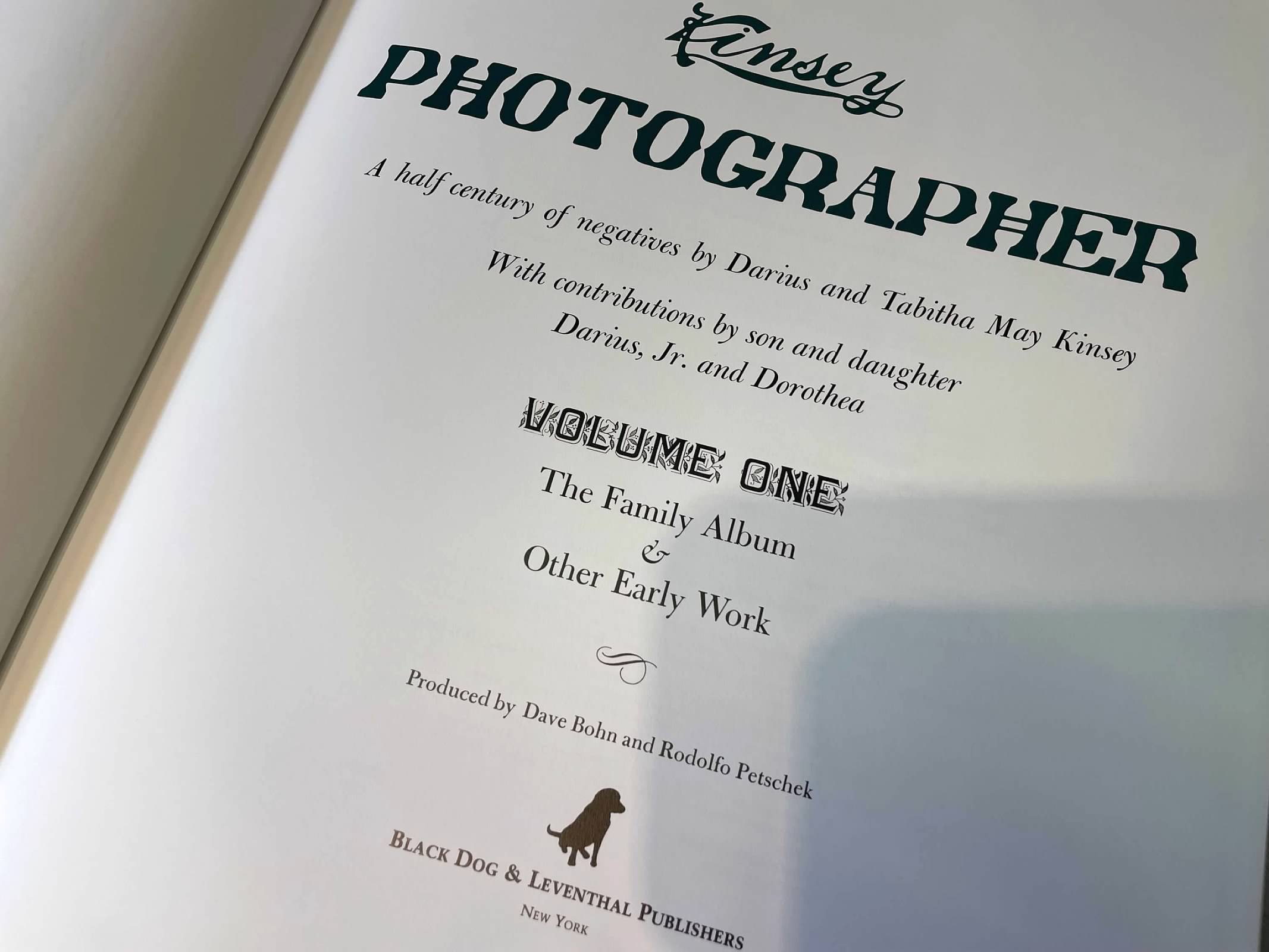 Kinsey Photographer Vol 1 The Family Album & Other Early Work