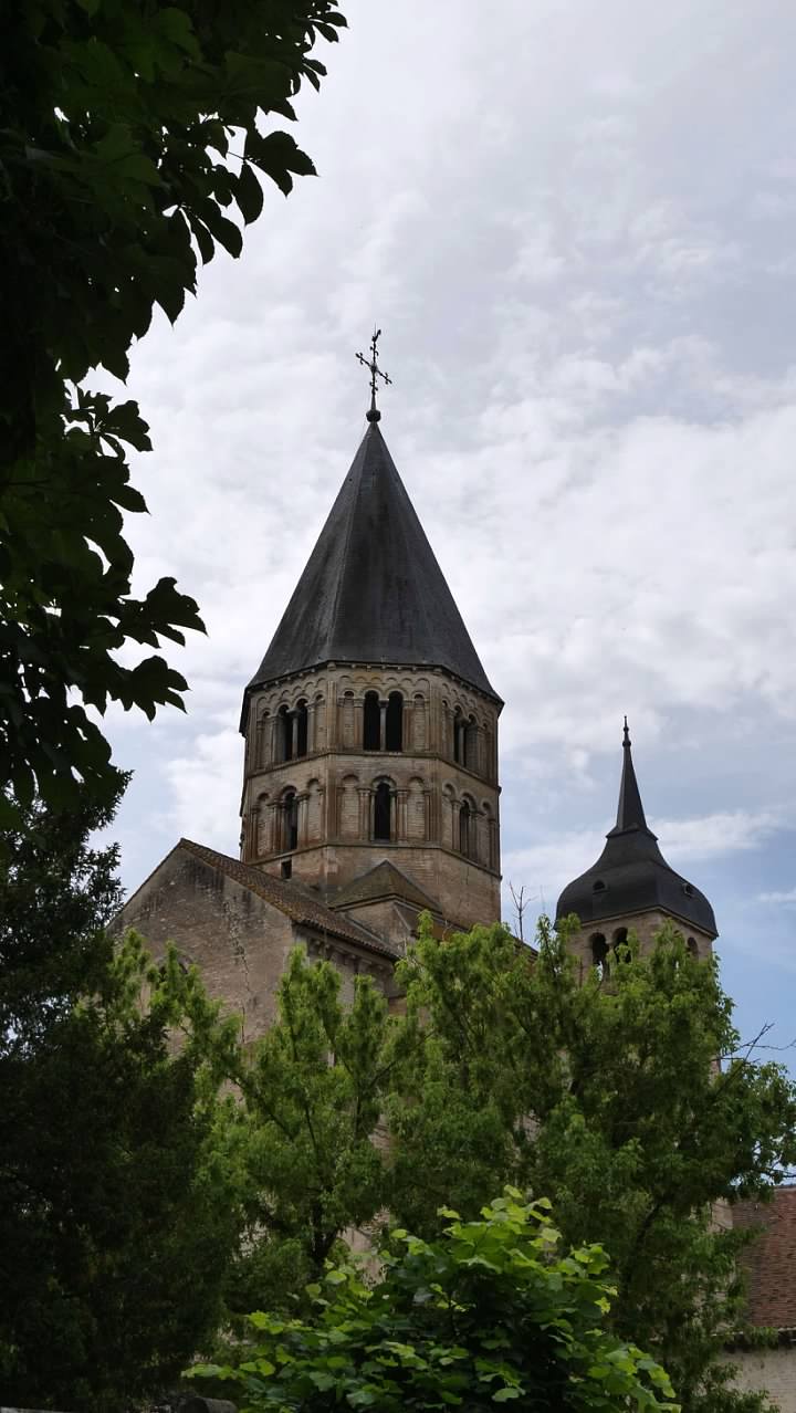 All that remains of the abbey church of Cluny