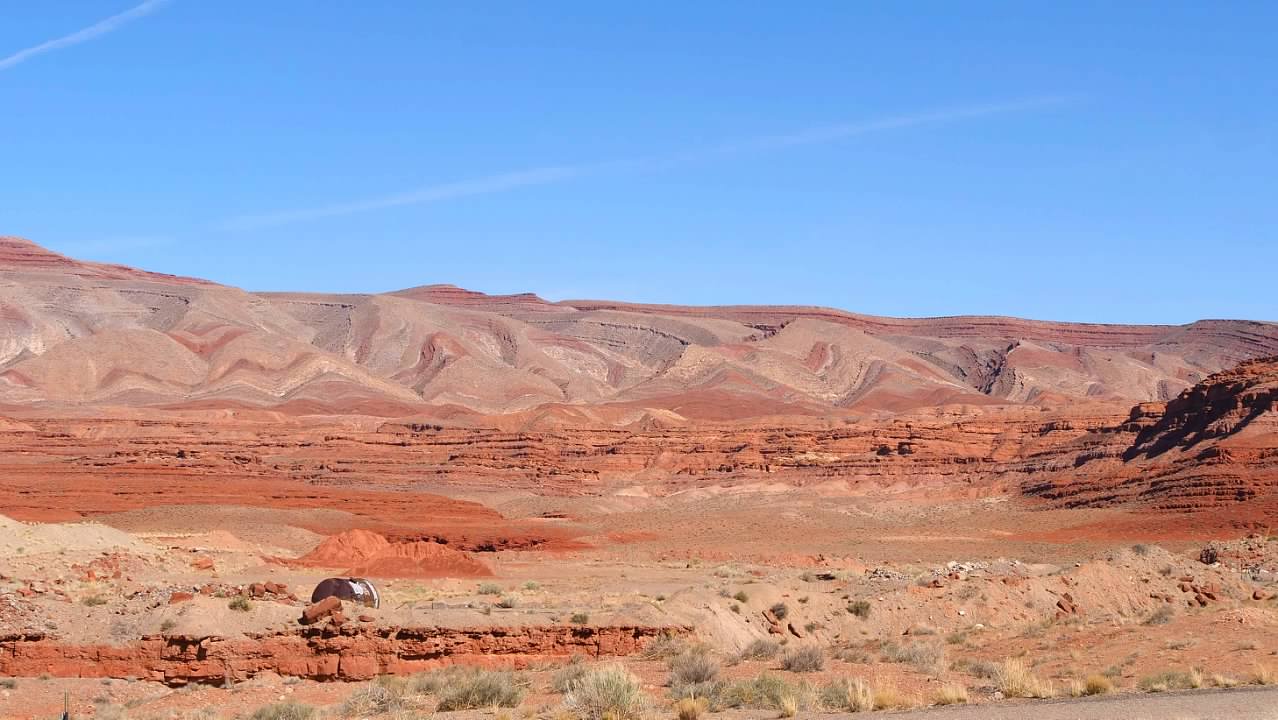 The banks of the San Juan River