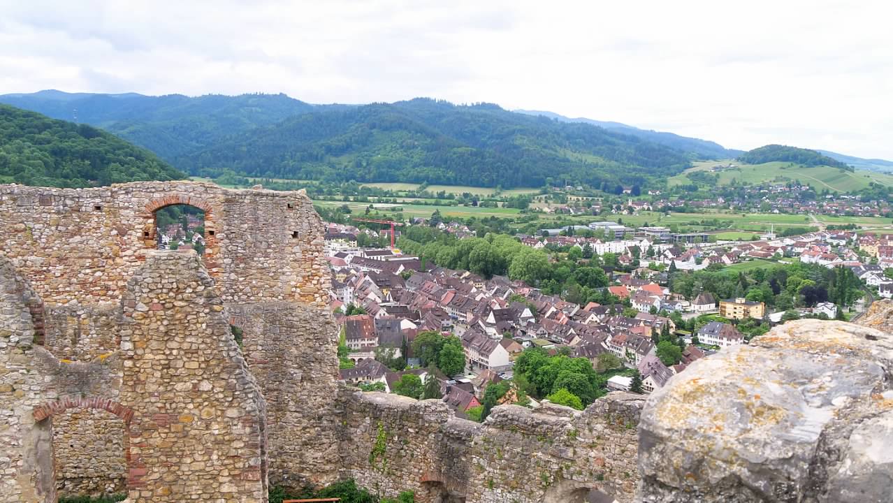 The view from Staufen Castle