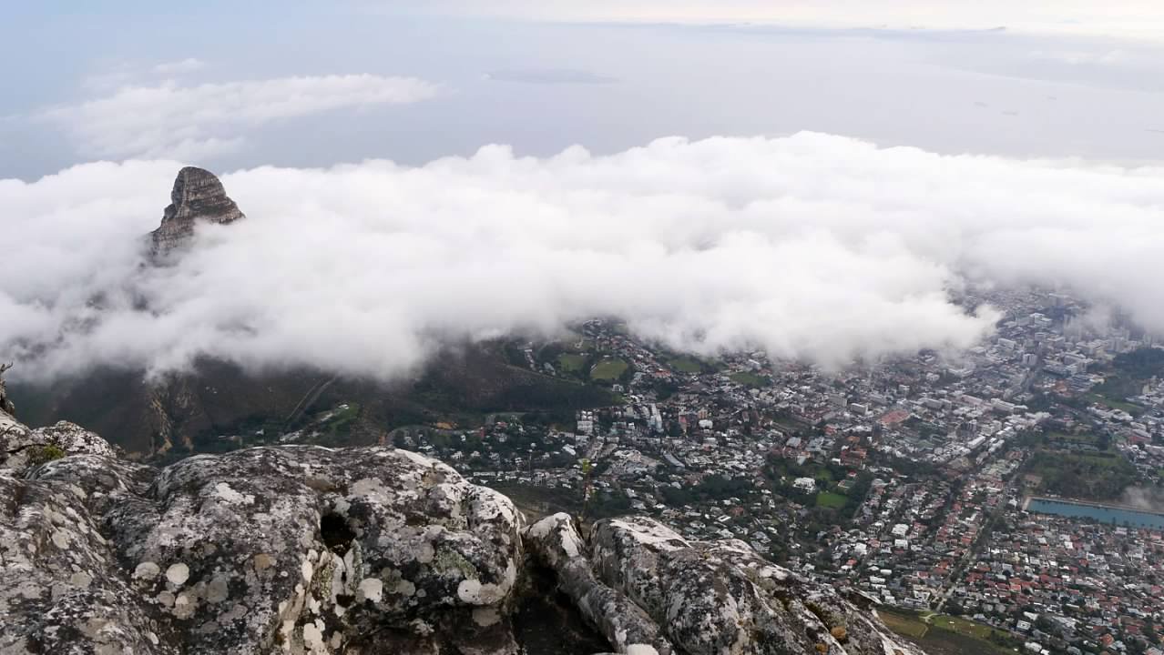 Cape Town, as viewed from Table Mountain