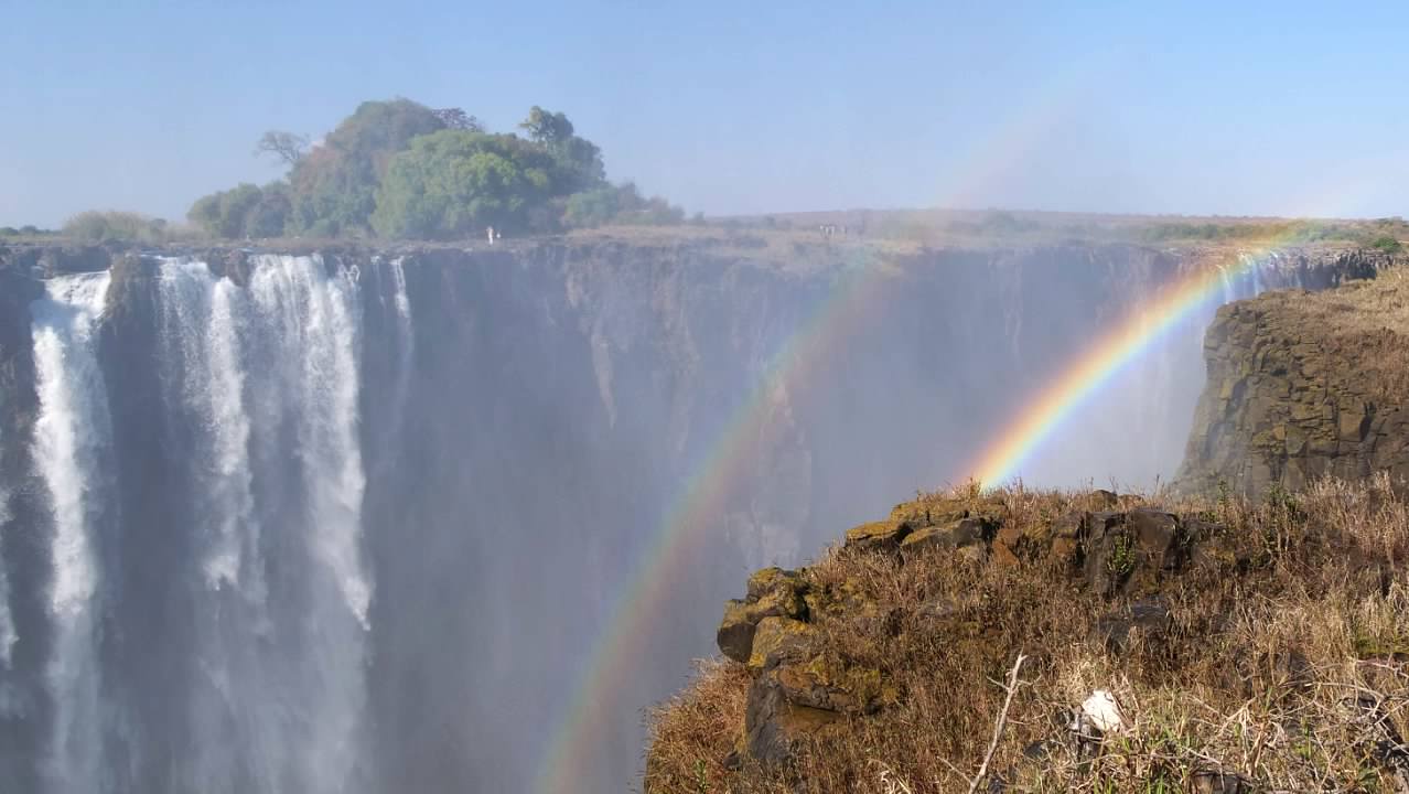Double Rainbow at Victoria Falls