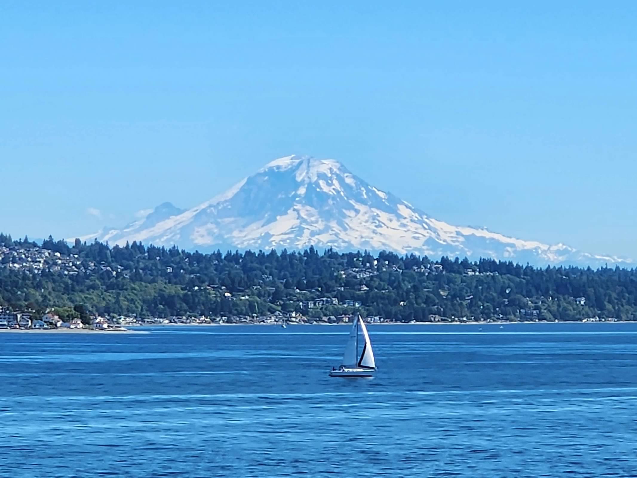 Mt. Rainier from Puget Sound
