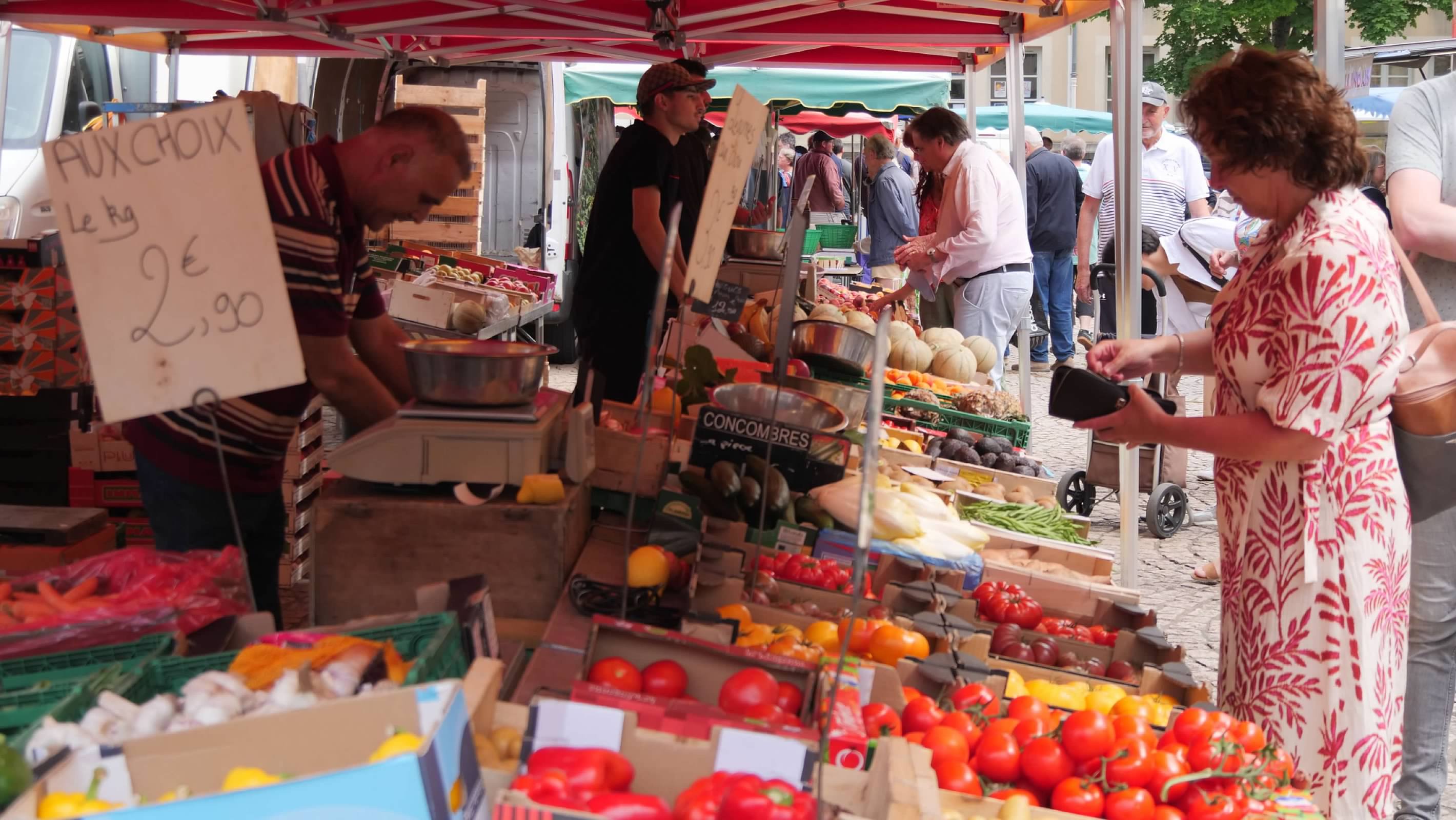 The market in Cluny