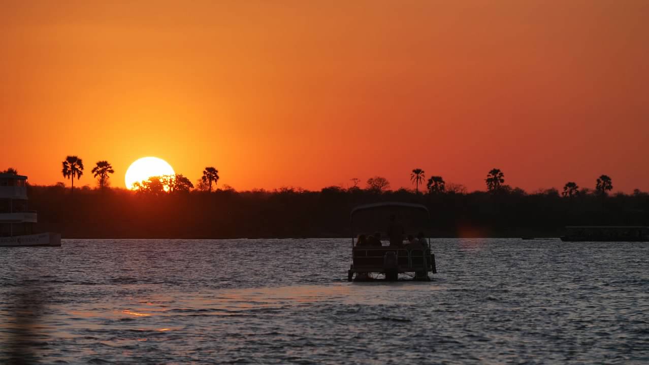 Sunset on the Zambezi