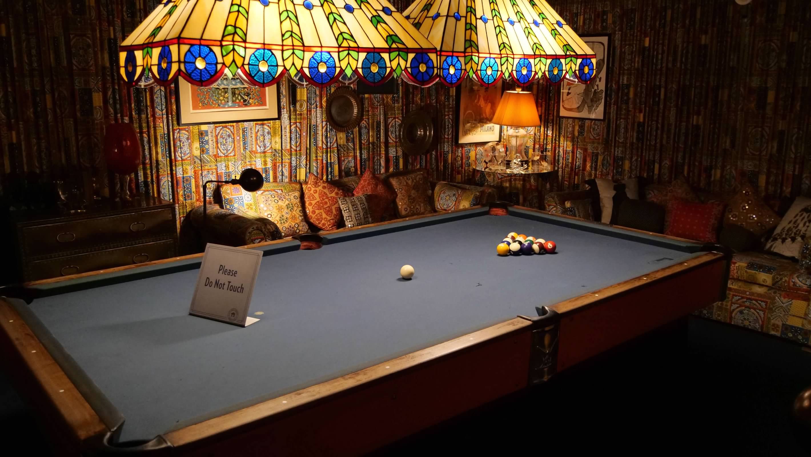 The pool room at Graceland