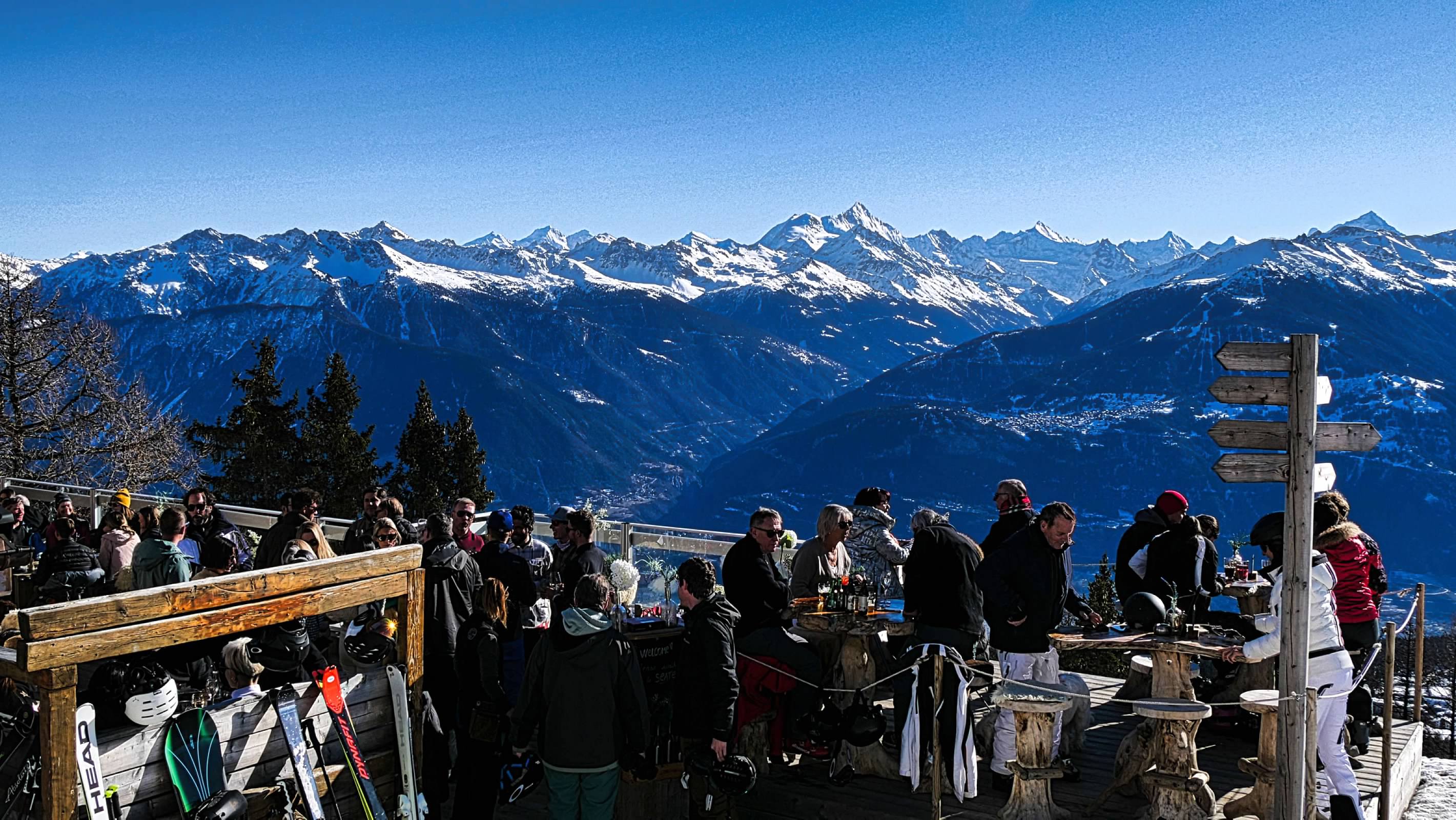 On-mountain dining with incredible views