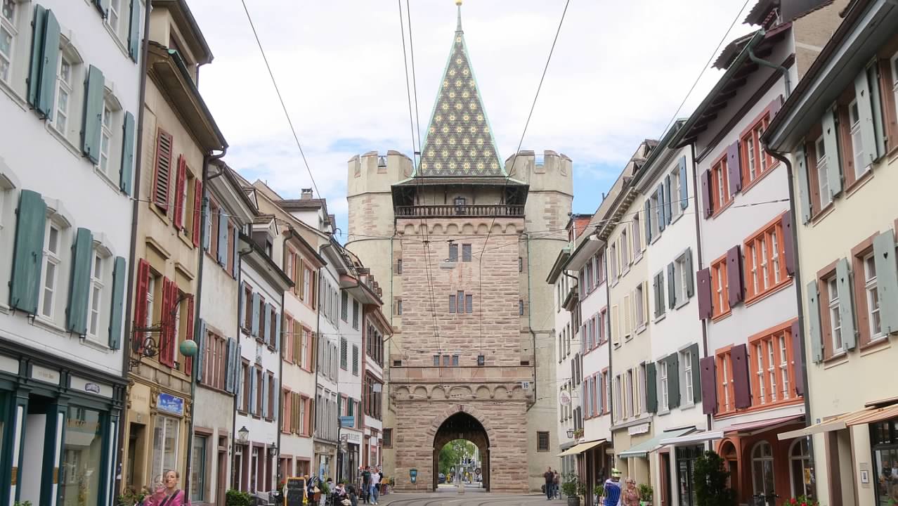 Spalentor gate in Basel