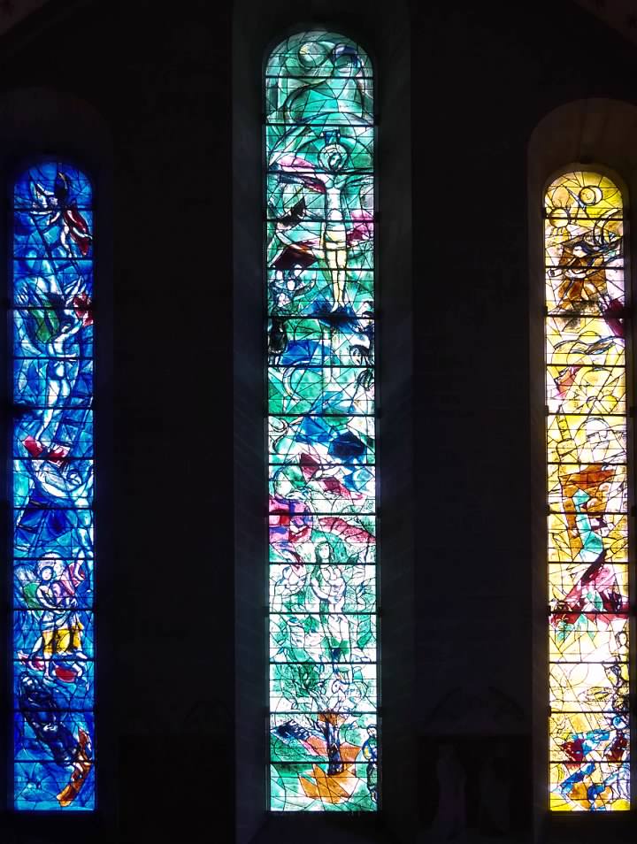 Chagall stained glass windows