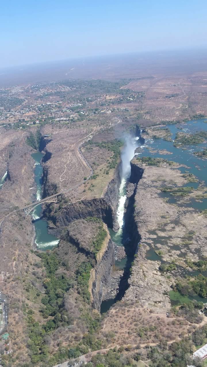 Victoria Falls from the air