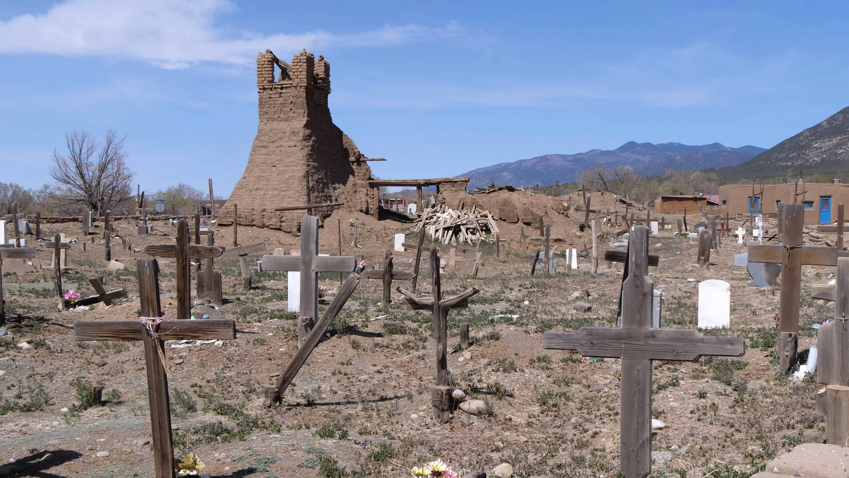 Cemetery, at the ruins of the old church