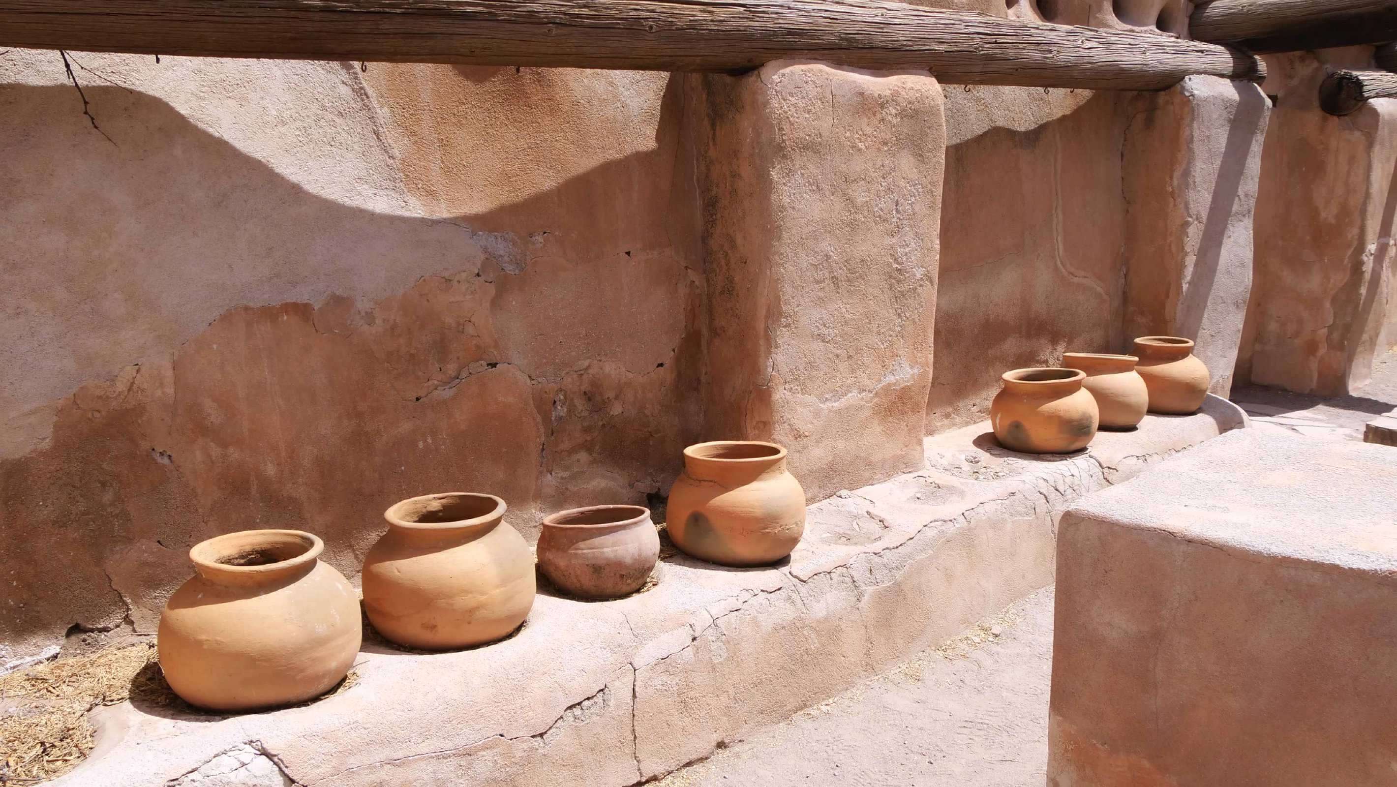 Storage pots at Tumaccori