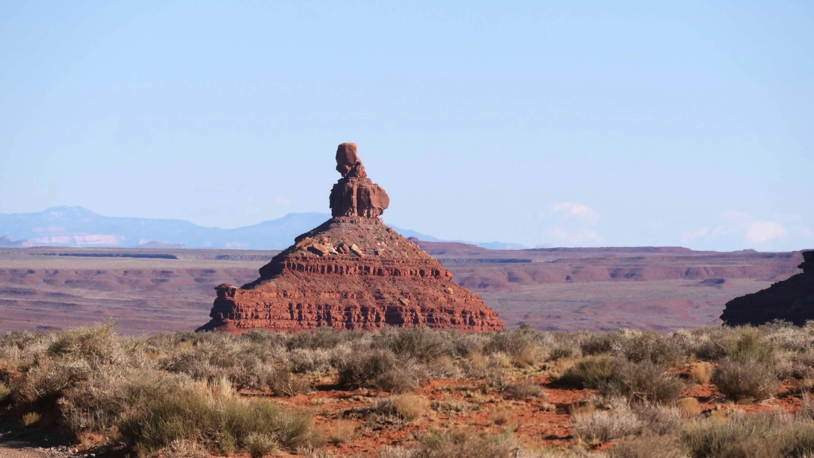 Sitting Hen Rock - Valley of the Gods