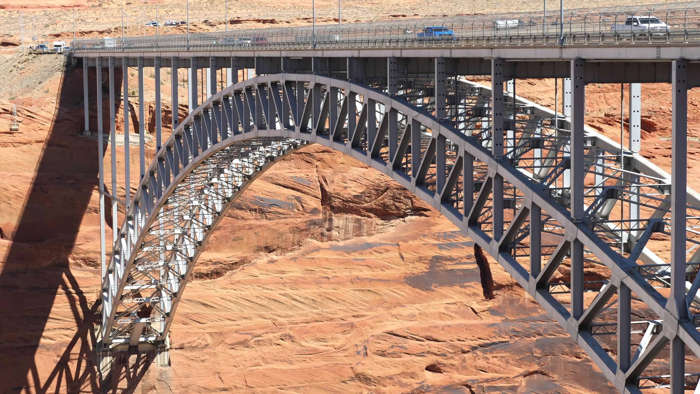 The bridge at Glen Canyon Dam