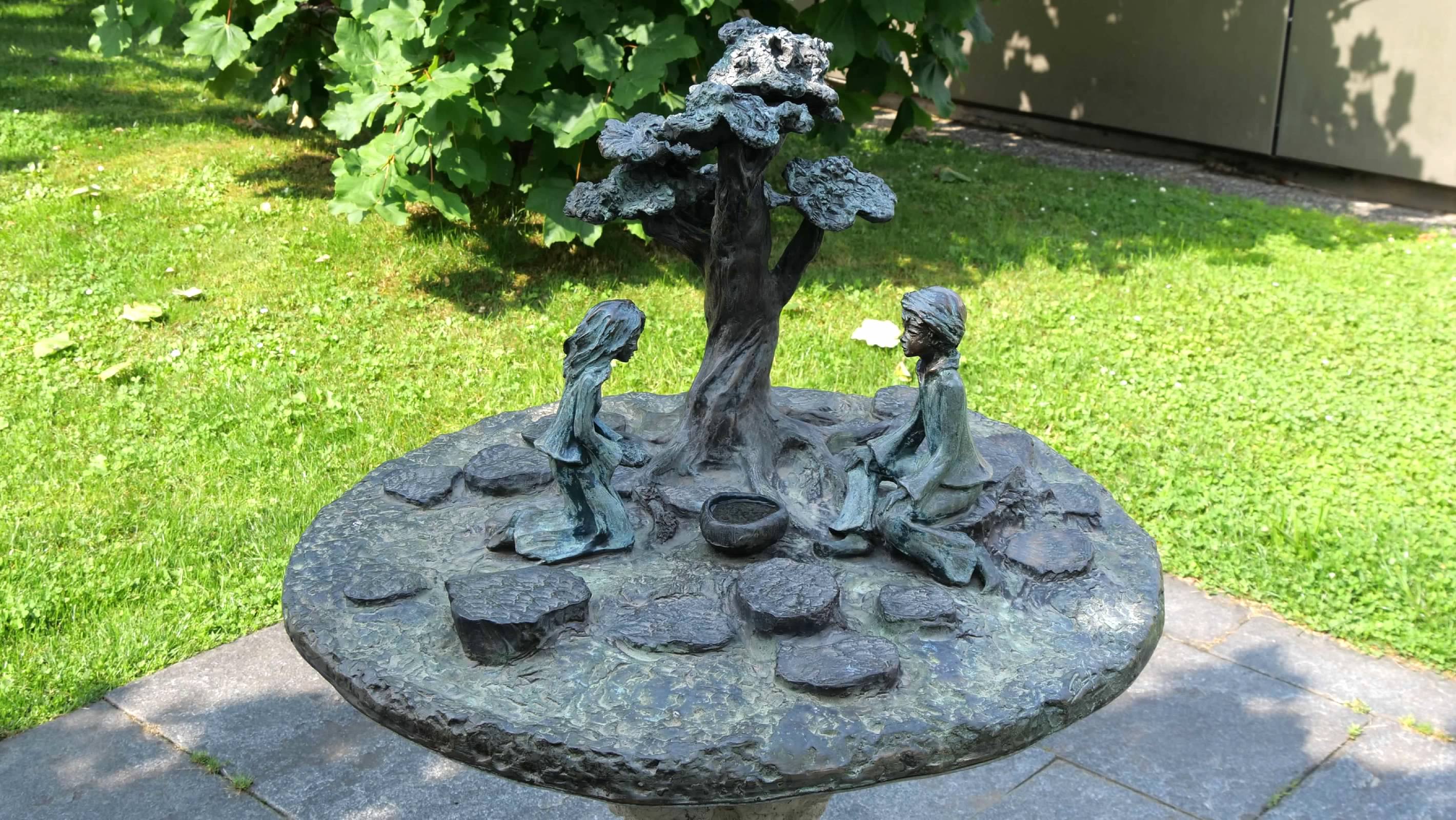 The corresponding sculpture