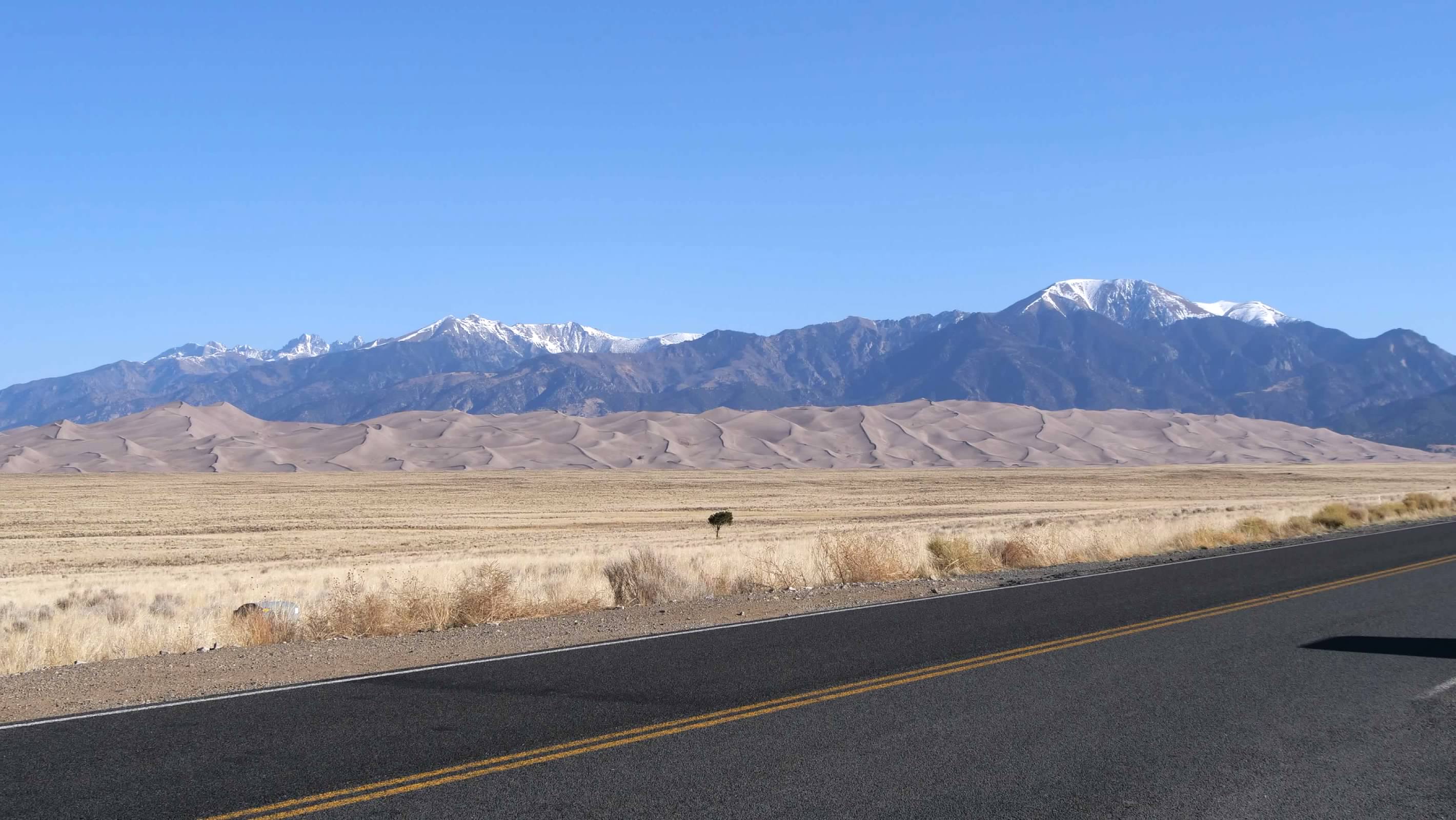 The Dunes in front of the Sangre de Cristo Mountains