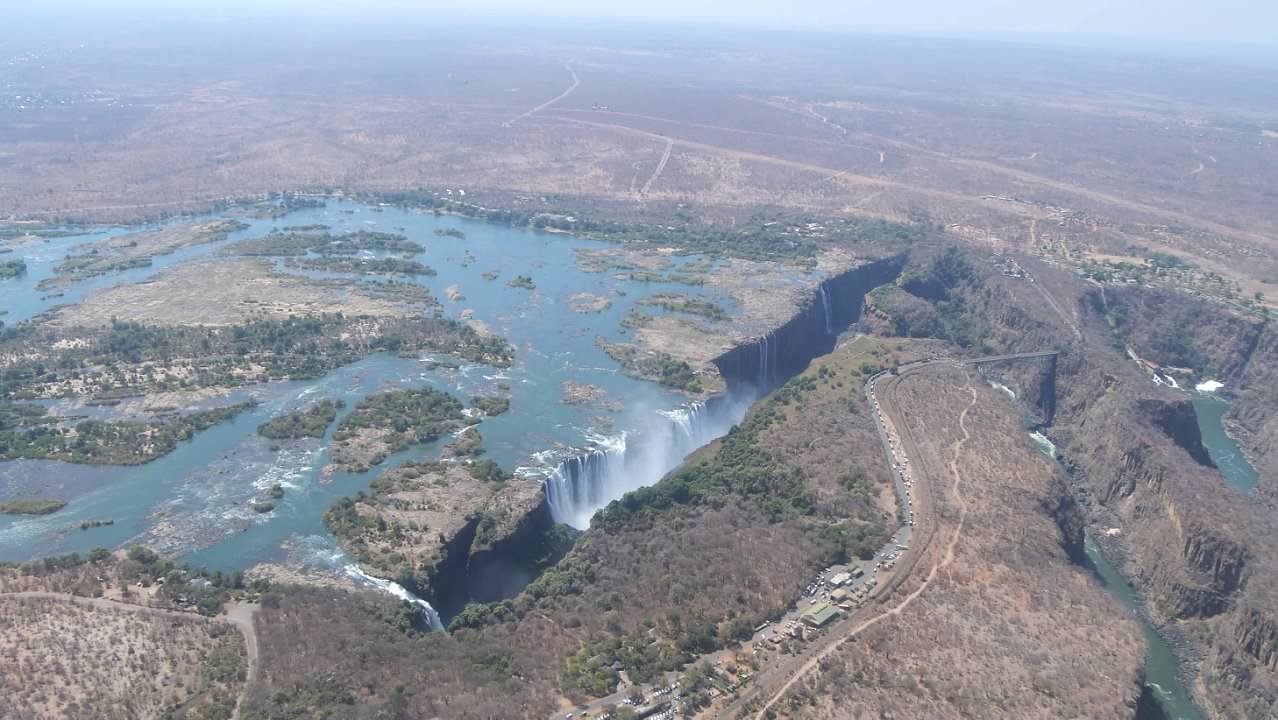 Victoria Falls from the air