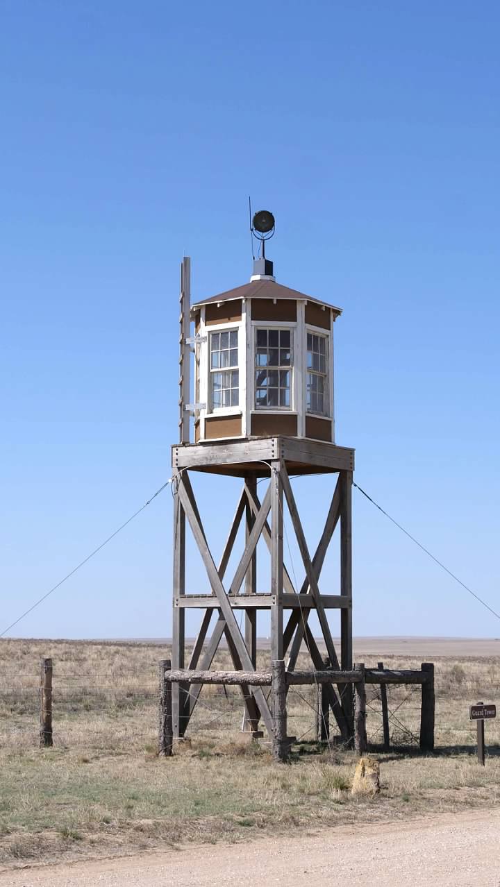 Reconstructed guard tower
